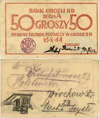50 groszy 16.10.1944, Grossborn-oflag II-D, na o