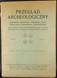Przegląd Archeologiczny, rok II-III, zeszyt 3-4,