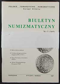 Biuletyn Numizmatyczny, zeszyty nr 1-4/1997, kom