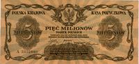 5 milionów marek polskich 20.10.1923, seria A, M
