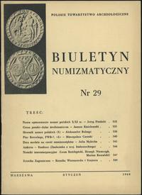 Biuletyn Numizmatyczny, zeszyt nr 29/1968, opraw