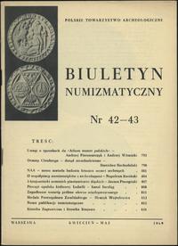 Biuletyn Numizmatyczny, zeszyt nr 42-43/1969, op