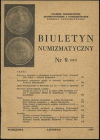 Biuletyn Numizmatyczny, zeszyt nr 9/1980 (157), 