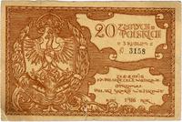 20 złotych=3 ruble 1916, Polska- bon wydany prze