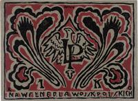1 korona 1914, bon na wełnę dla Wojsk Polskich, 