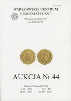 WCN Aukcja 44, 13.11.2010, monety, medale, banknoty i literatura