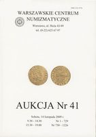 WCN Aukcja 41, 14.11.2009, monety, medale, banknoty i literatura