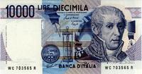 10.000 lirów 12.01.1988, Ciampi/ Speziali, liter