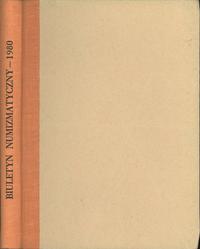 Biuletyn Numizmatyczny, kompletny rocznik 1980, 