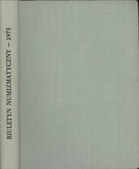 Biuletyn Numizmatyczny, kompletny rocznik 1975, 