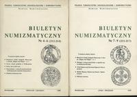 zestaw Biuletynów Numizmatycznych 1989, Biuletyn