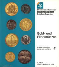 literatura numizmatyczna, Schweizerischer Bankverein
Aukcja 41
10-12/09/1996