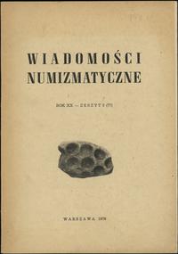 Wiadomości Numizmatyczne, zeszyt 3/1976 (77), 64