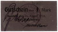 1 marka 15.08.1914 , Szamotuły, b. rzadkie, Kell