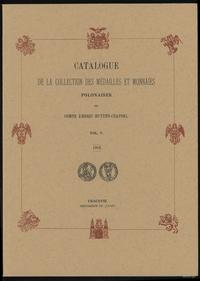 wydawnictwa polskie, Comte Emeric Hutten-Czapski - Catalogue de la Collection des Medailles et ..
