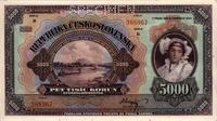 5.000 koron 6.07.1920, SPECIMEN, Pick 19s