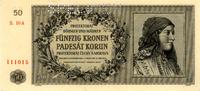 50 koron 25.09.1944, SPECIMEN, Pick 50s