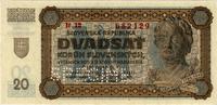 20 koron 11.09.1942, SPECIMEN, Pick 7s