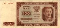100 złotych 1.07.1948, seria H, Miłczak 139a