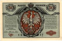 50 marek polskich 9.12.1916, ładny rzadki bankno