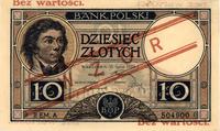 10 złotych- WZÓR 15.07.1924, bardzo ładny, ale w