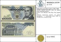 Polska, 100.000 złotych, 1.02.1990