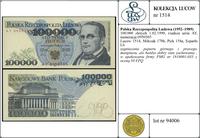 Polska, 100.000 złotych, 1.02.1990