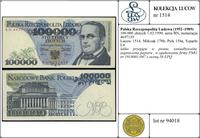 Polska, 100.000 złotych, 1.02.1990