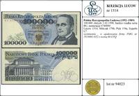 Polska, 100.000 złotych, 1.02.1990