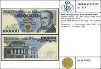 Polska, 100.000 złotych, 1.02.1990