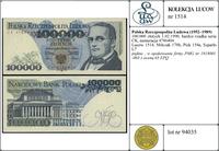 Polska, 100.000 złotych, 1.02.1990