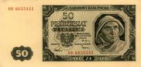 50 złotych 1.07.1948, seria BB, Miłczak 138d