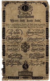 10 guldenów 1.06.1806, banknot z polskim napisem