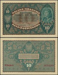 10 marek polskich 23.08.1919, seria II-A, numera