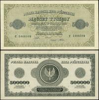 500.000 marek polskich 30.08.1923, seria C, nume