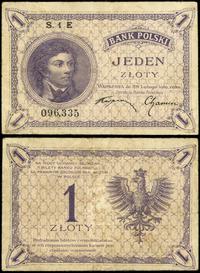 1 złoty 28.02.1919, seria 1E, numeracja 096335, 