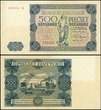 500 złotych 15.07.1947, seria B, numeracja 72660