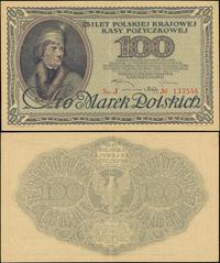 100 marek polskich 15.02.1919, seria J, numeracj