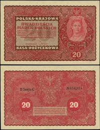 20 marek polskich 23.08.1919, seria II-C, numera