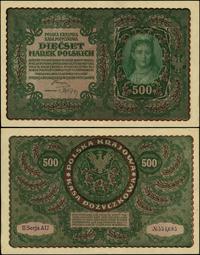 500 marek polskich 23.08.1919, seria II-AU, nume