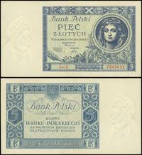 5 złotych 2.01.1930, seria U., numeracja 7345033