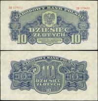10 złotych 1944, seria EB, numeracja 179455, w k