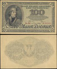 100 marek polskich 15.02.1919, seria BC, numerac