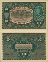 10 marek polskich 23.08.1919, seria II-DE, numer