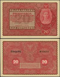 20 marek polskich 23.08.1919, seria II-BQ, numer