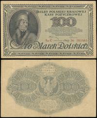 100 marek polskich 15.02.1919, seria C, numeracj