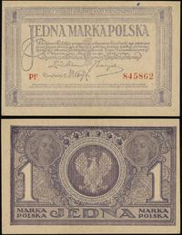 1 marka polska 17.05.1919, seria PF, numeracja 8