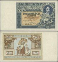 20 złotych 20.06.1931, seria DK., numeracja 6013