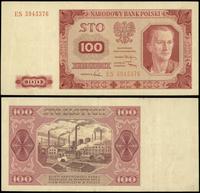 100 złotych 1.07.1948, seria ES, numeracja 59453