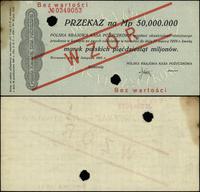 50 milionów marek polskich 20.11.1923, bez oznac